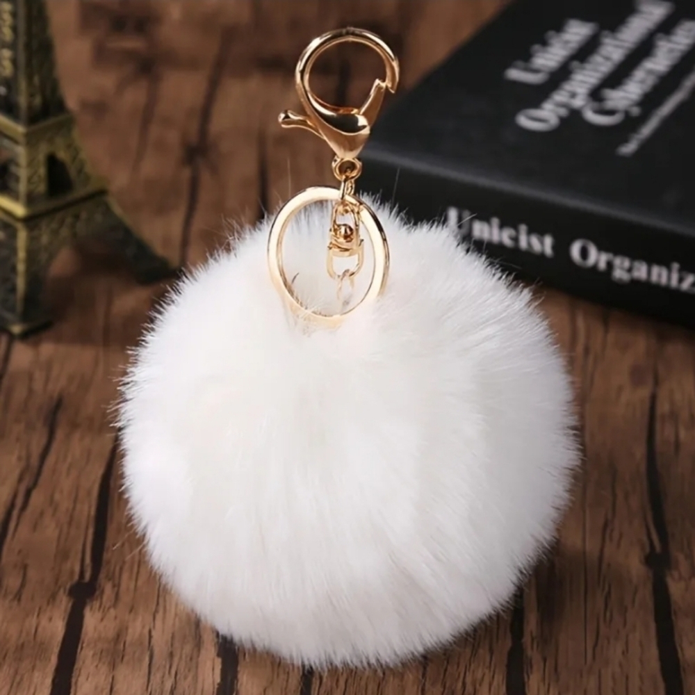 Cute Fashion Faux-Fur Puff Ball - Picture 3 of 8